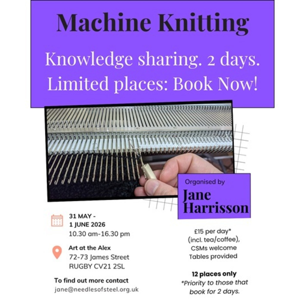Machine Knitting Day at the Alex