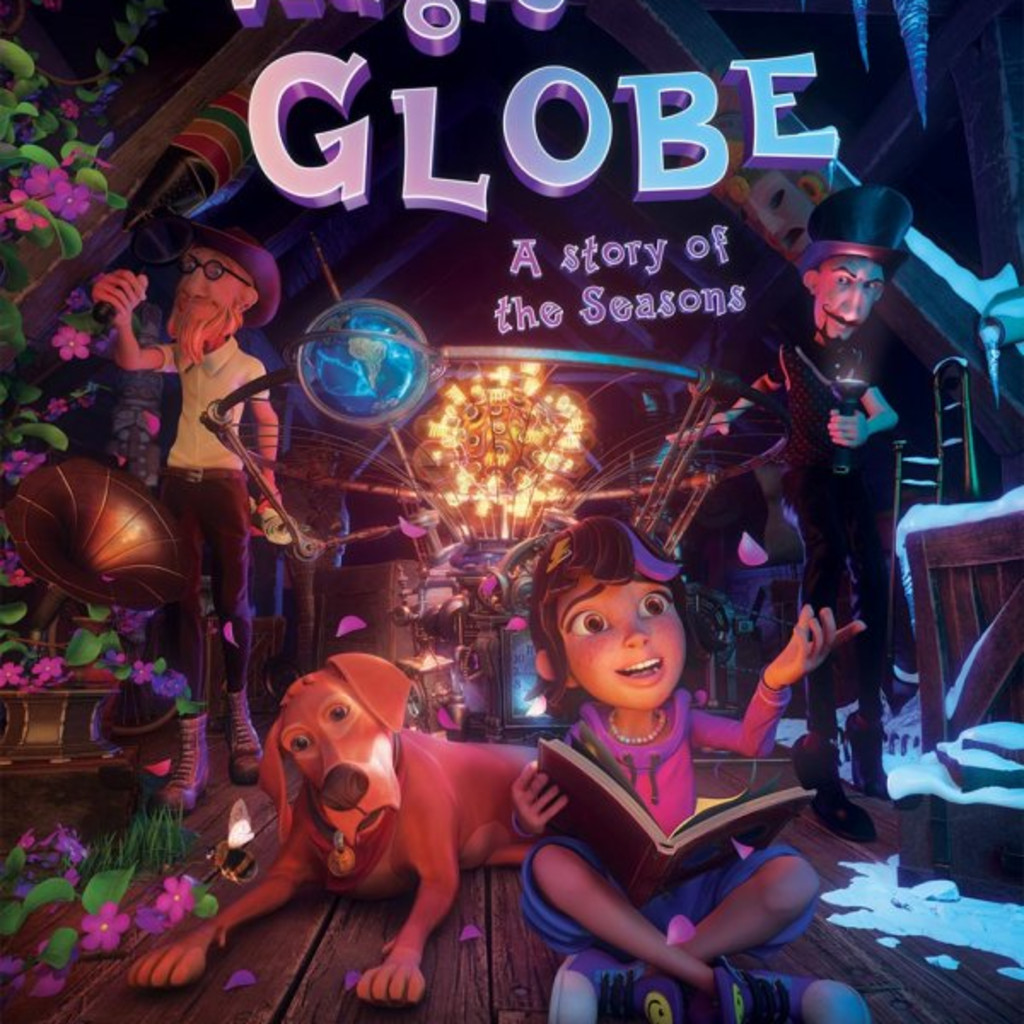 Magic Globe poster showing characters from the film