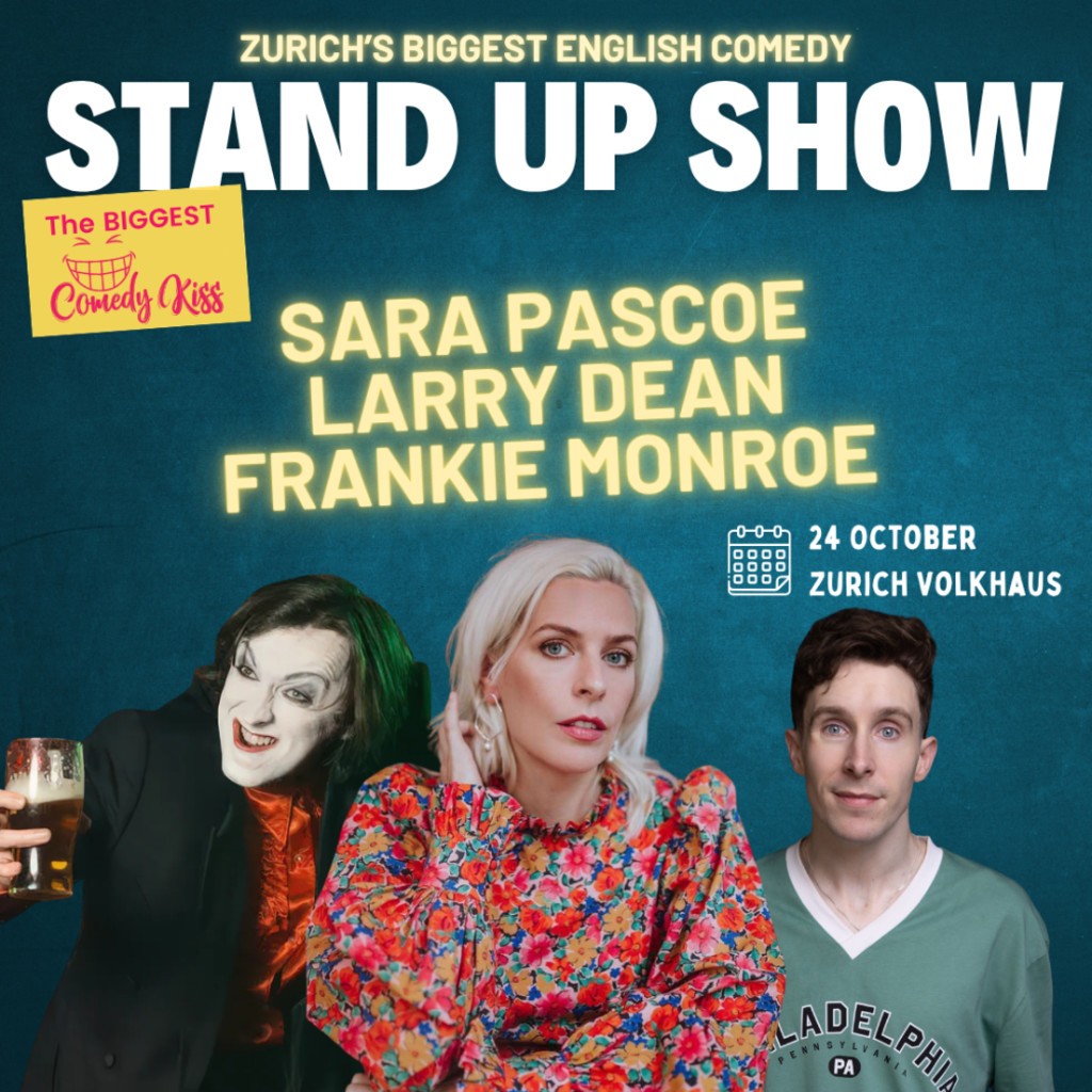 The Biggest Comedy Kiss with Sara Pascoe, Larry Dean and Frankie Monroe
