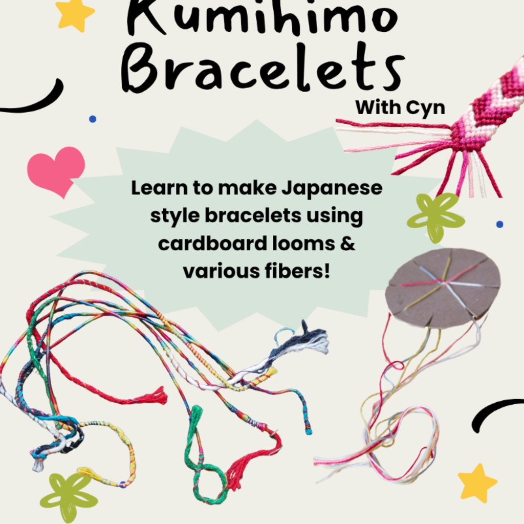 Kumihimo Bracelets w/ Cyn @ CreateATL