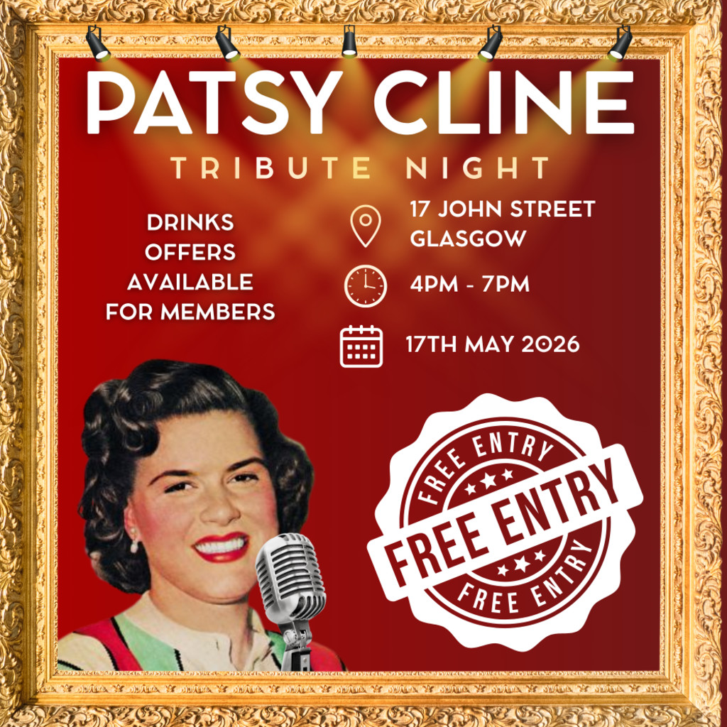 Get Tickets – Patsy Cline Tribute – Katie's Bar Glasgow
