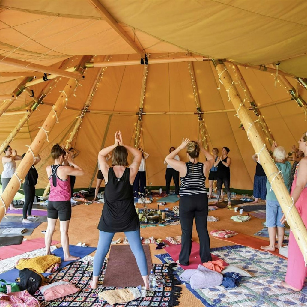 Women's Circle in the Tipi