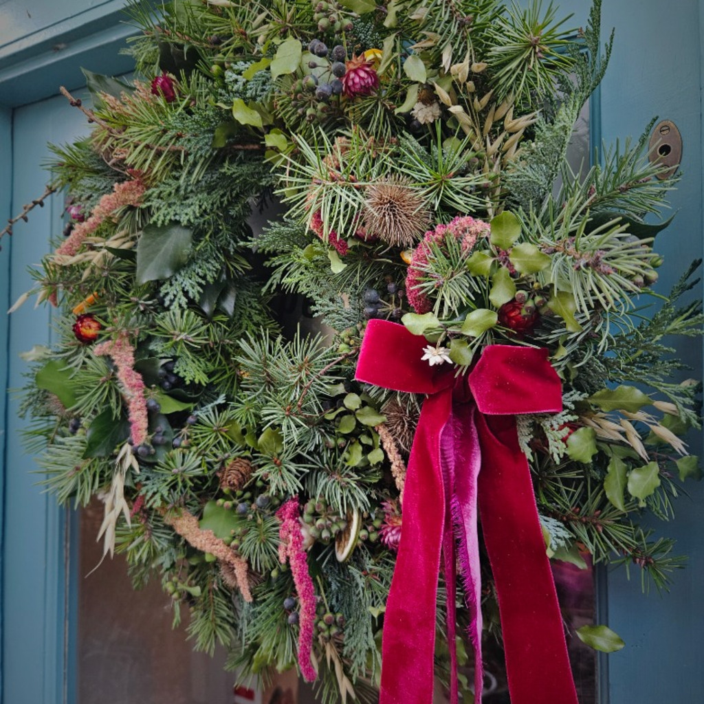 Christmas wreath workshop