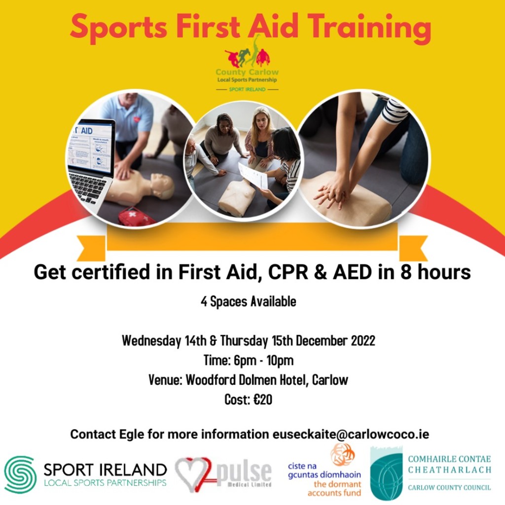 First Aid Training - 14 & 15 December