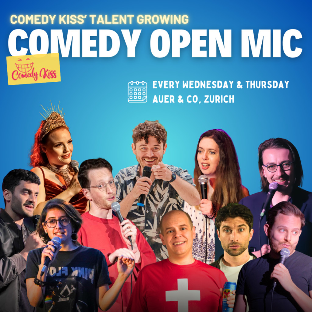 Thursday Open Mic Comedy, Zurich