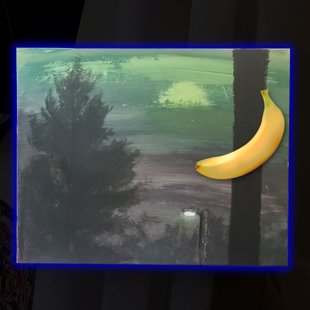 Eerie Evening banana for scale
