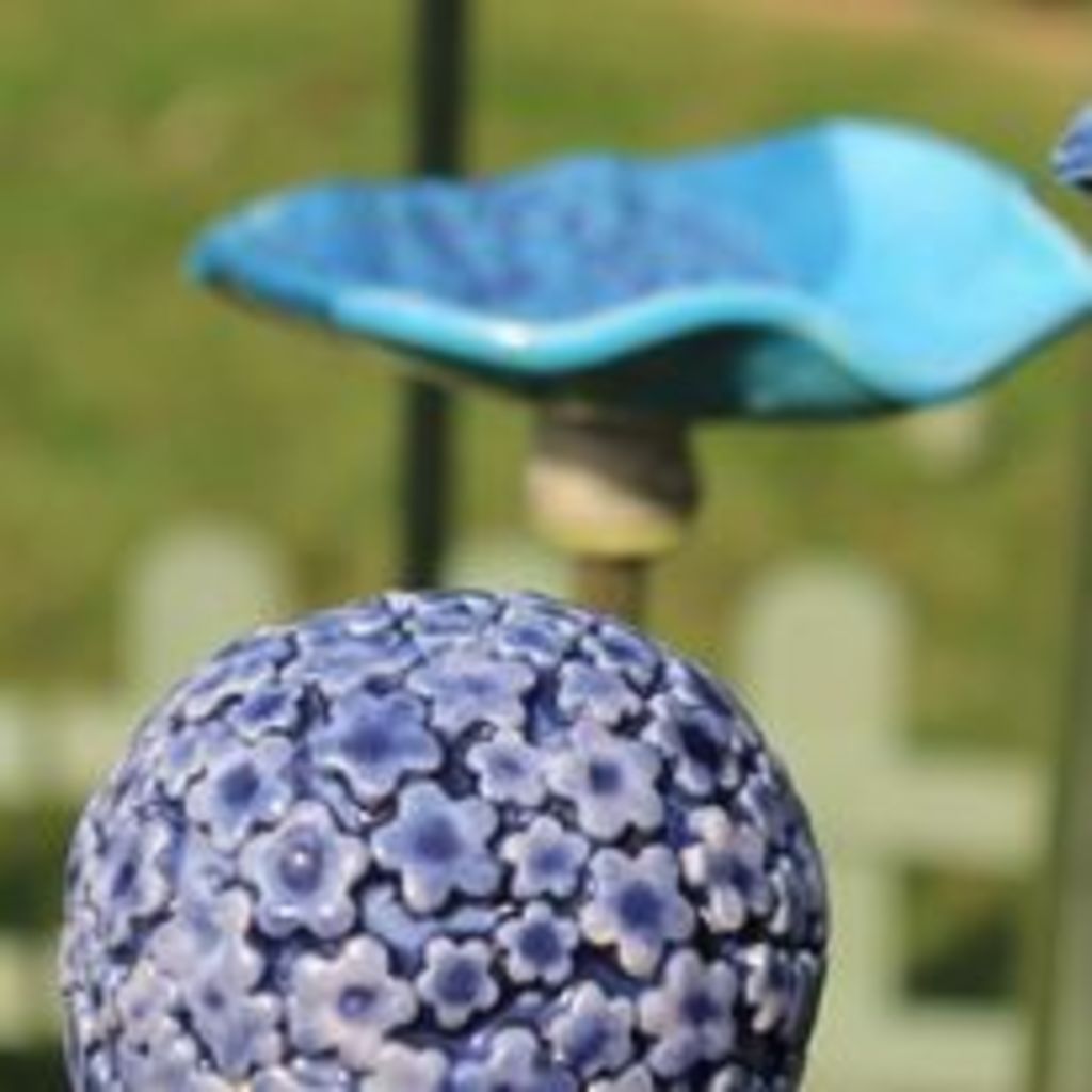 Large Garden Ceramic Flowers: Make a Flower for decor, attract the birds and the bees! Handbuilding Beginners Taster