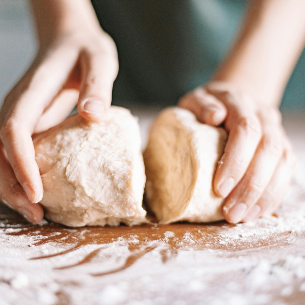 Kneading dough
