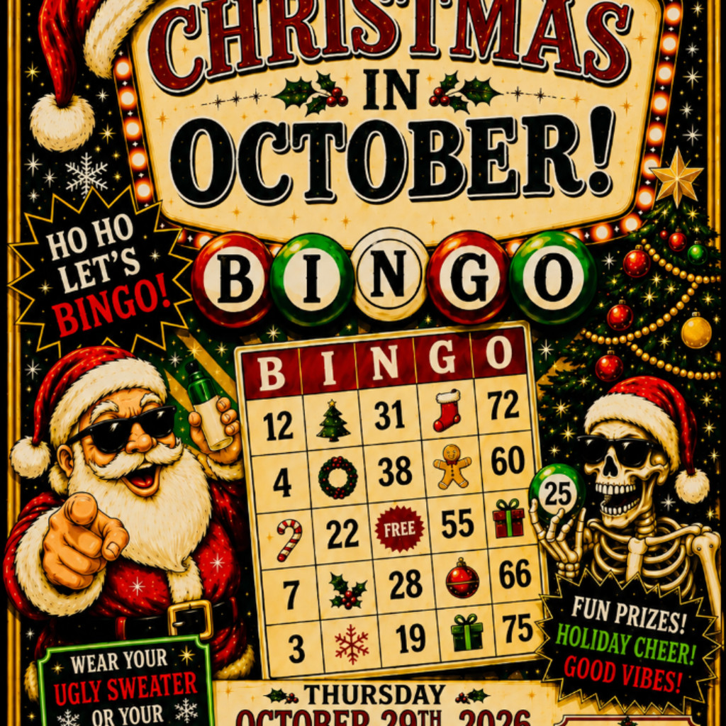 Christmas in October - Pedro Pet Pals Bingo