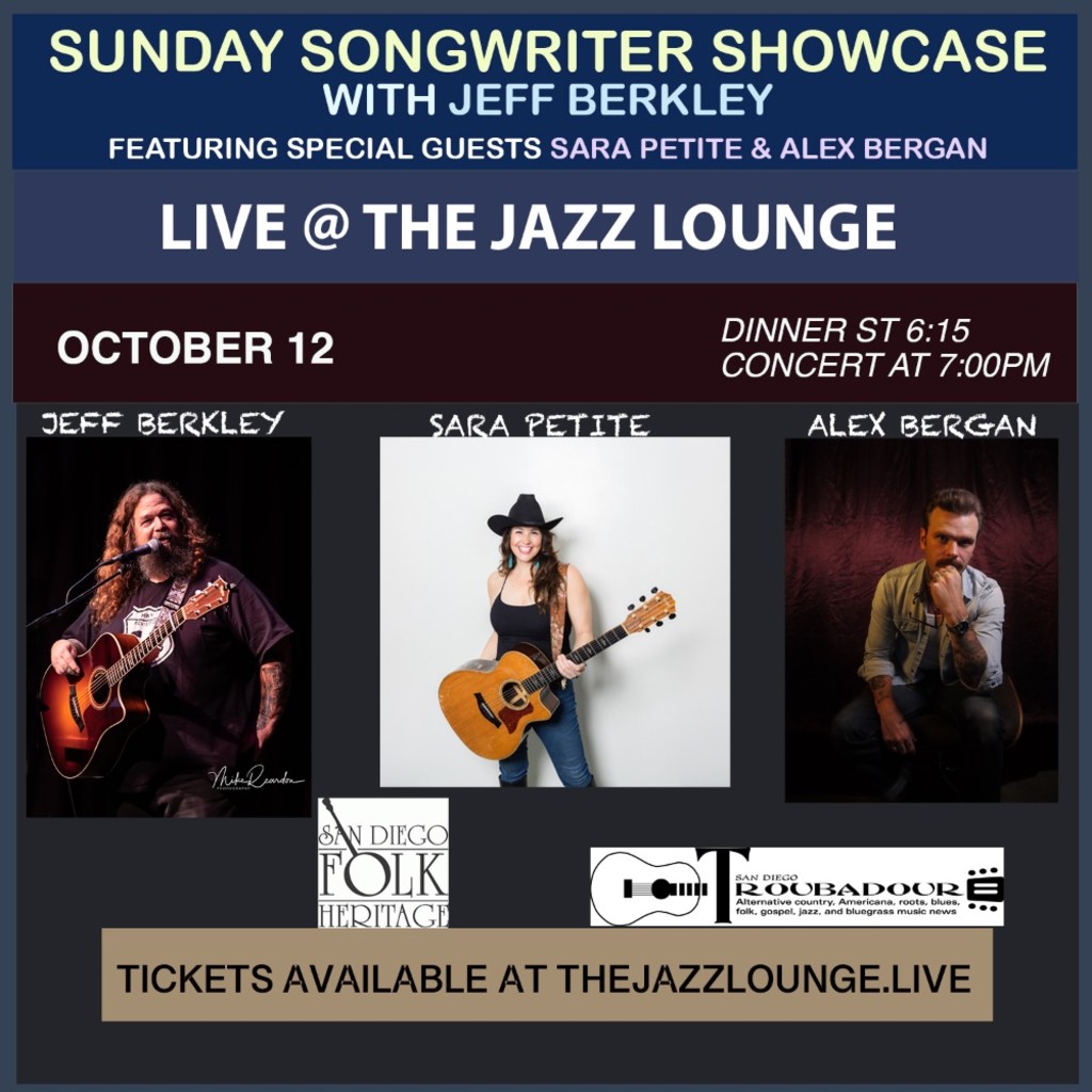 Sunday Songwriter Showcase with Jeff Berkley