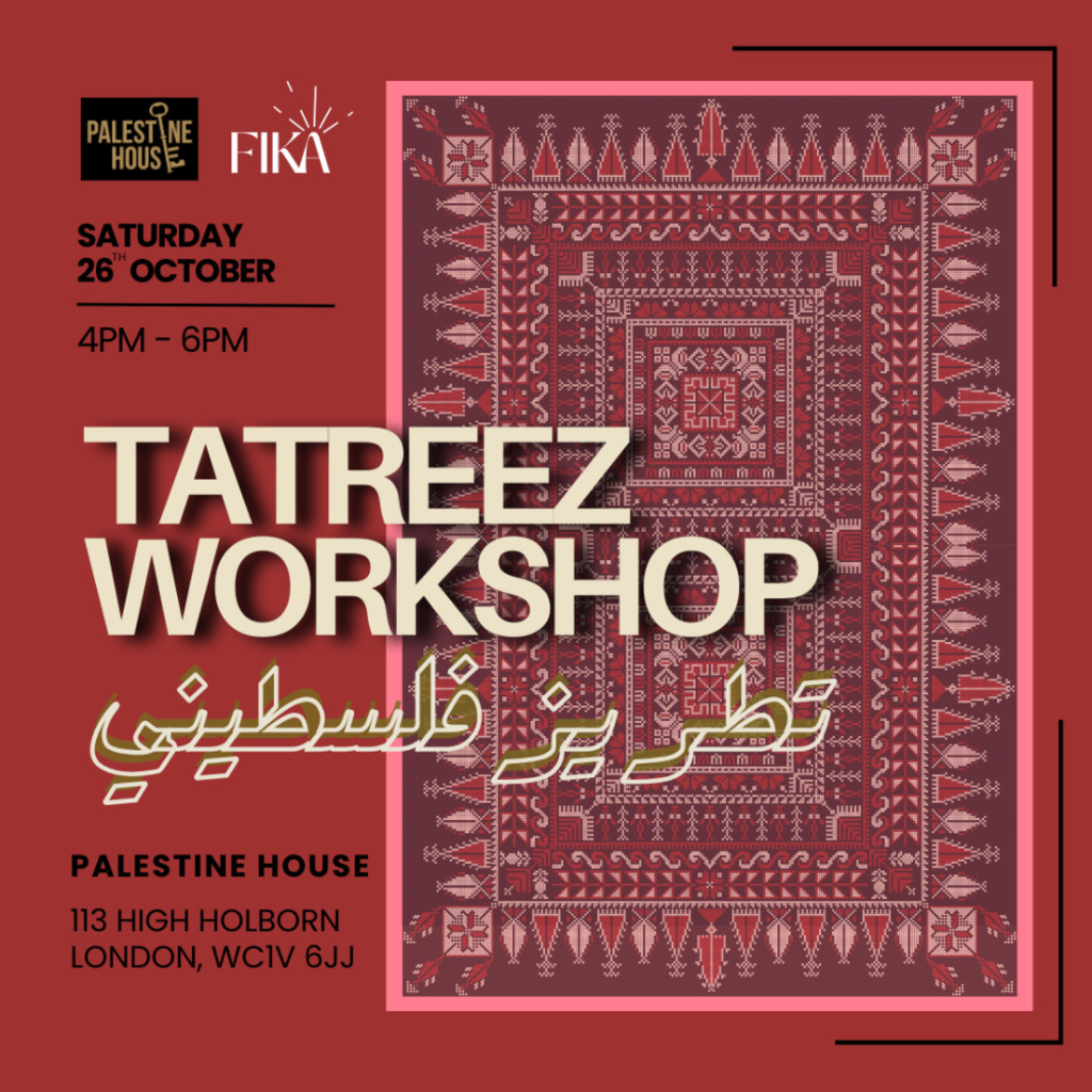 Tatreez workshop hosted by FIKA!