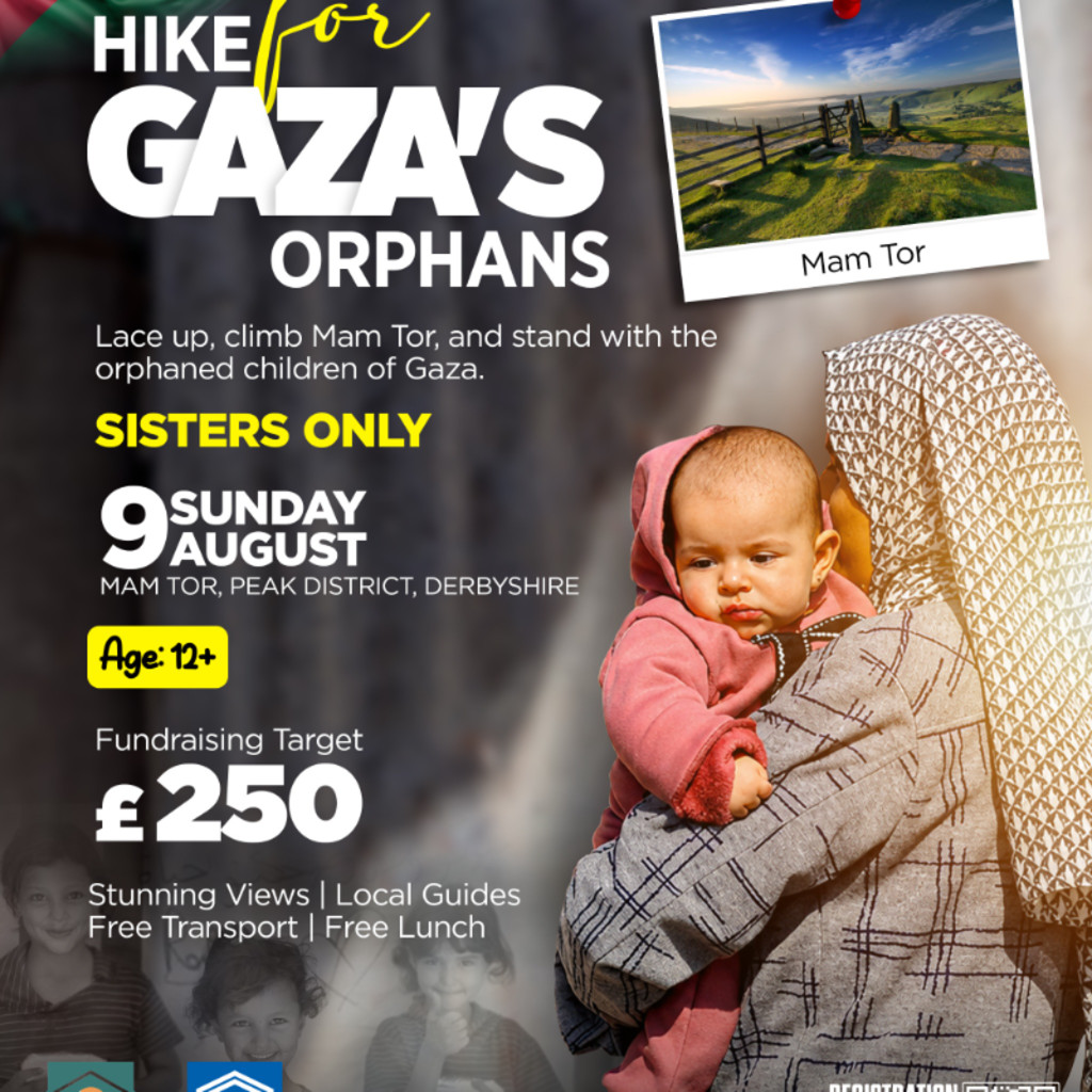 Mam Tor Hike From Manchester for Gaza's Orphans - Sisters Only