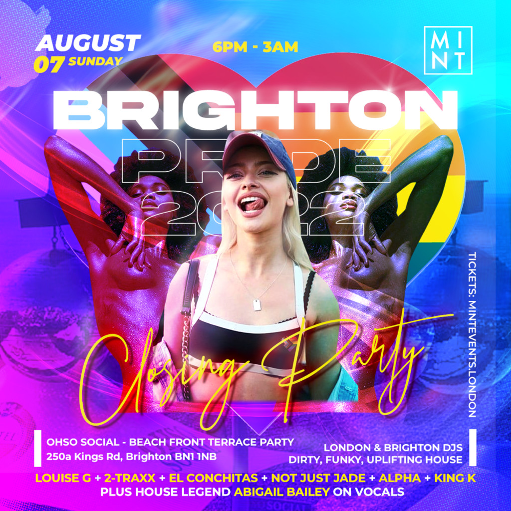Mint hosts Brighton Pride Closing Terrace Party at OhSo