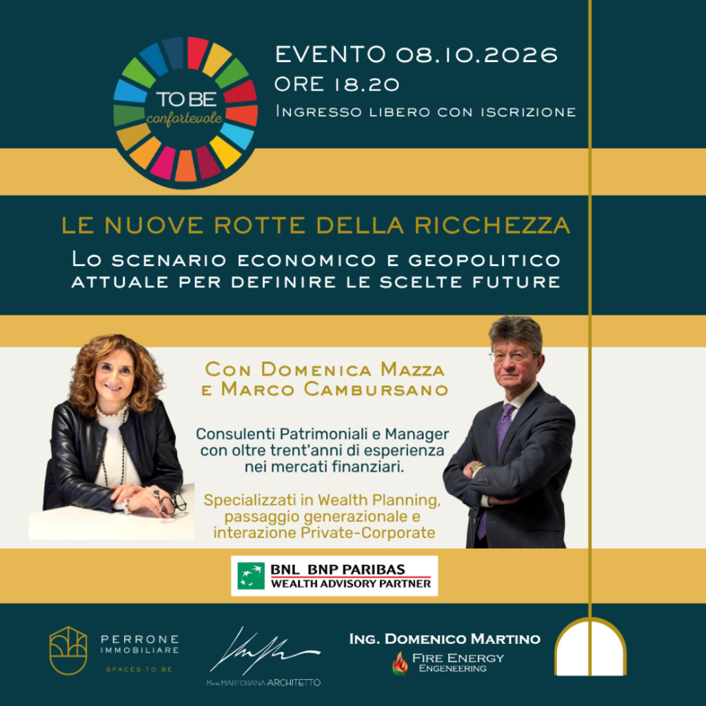 To be Confortevole - Le nuove rotte della ricchezza