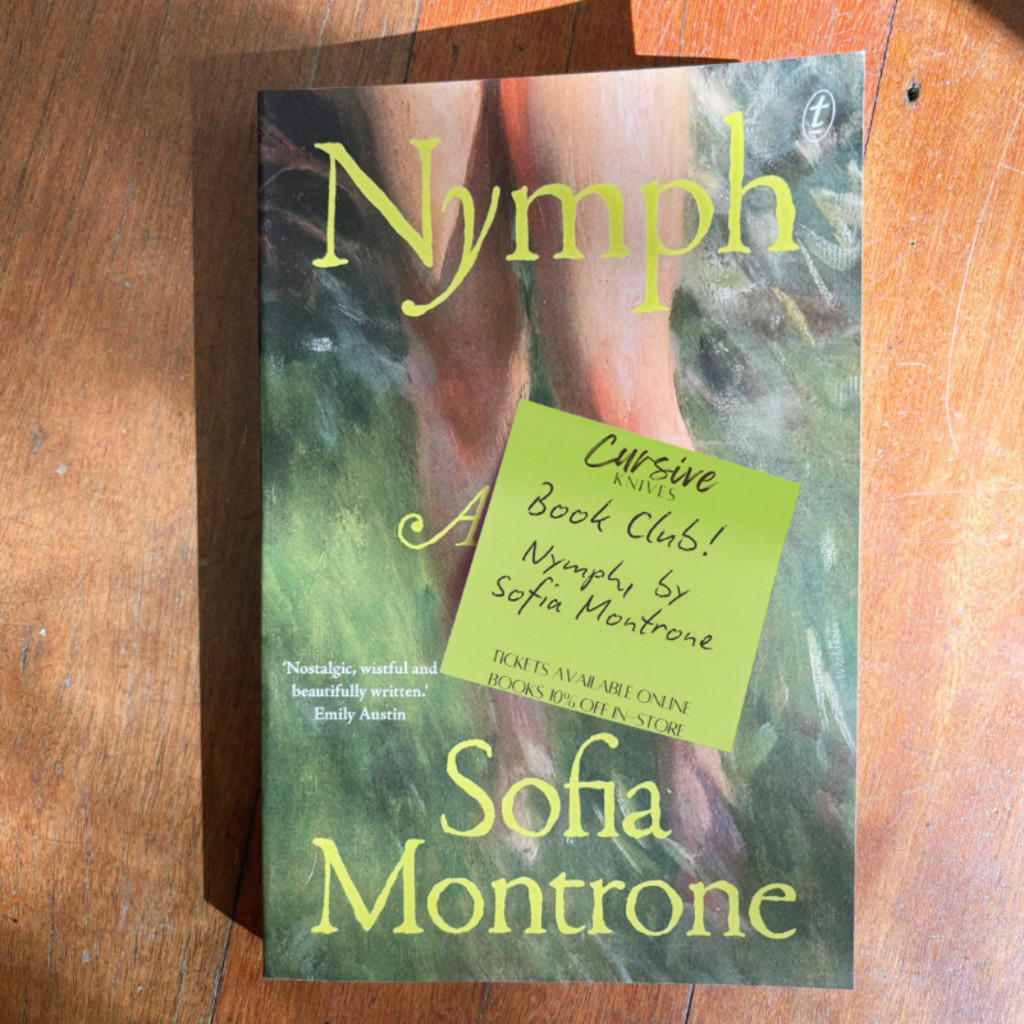 August Book Club: Nymph, by Sofia Montrone