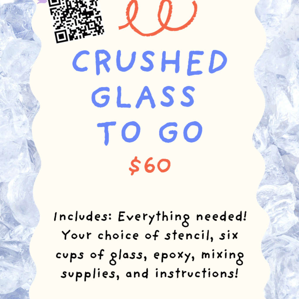 To Go Crushed Glass Kit