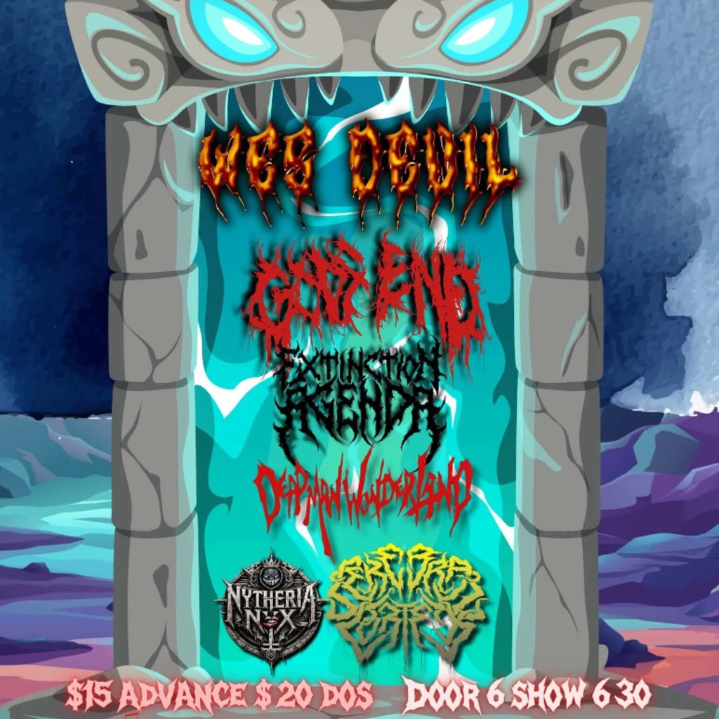 FEAST FAM PRESENTS: Wes Devil, God’s End, Extinction Agenda, Deadman Wonderland, Cerebral Cortex, NytheriaNyx