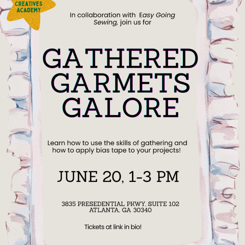GCA: Gathered Garments Galore w/ Easy Going Sewing