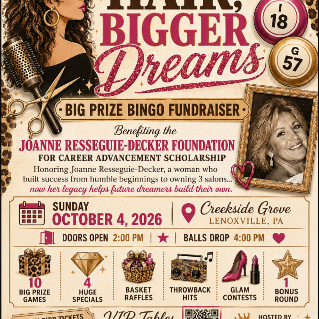 👠💄Big Hair Bigger Dreams BINGO✂️💋