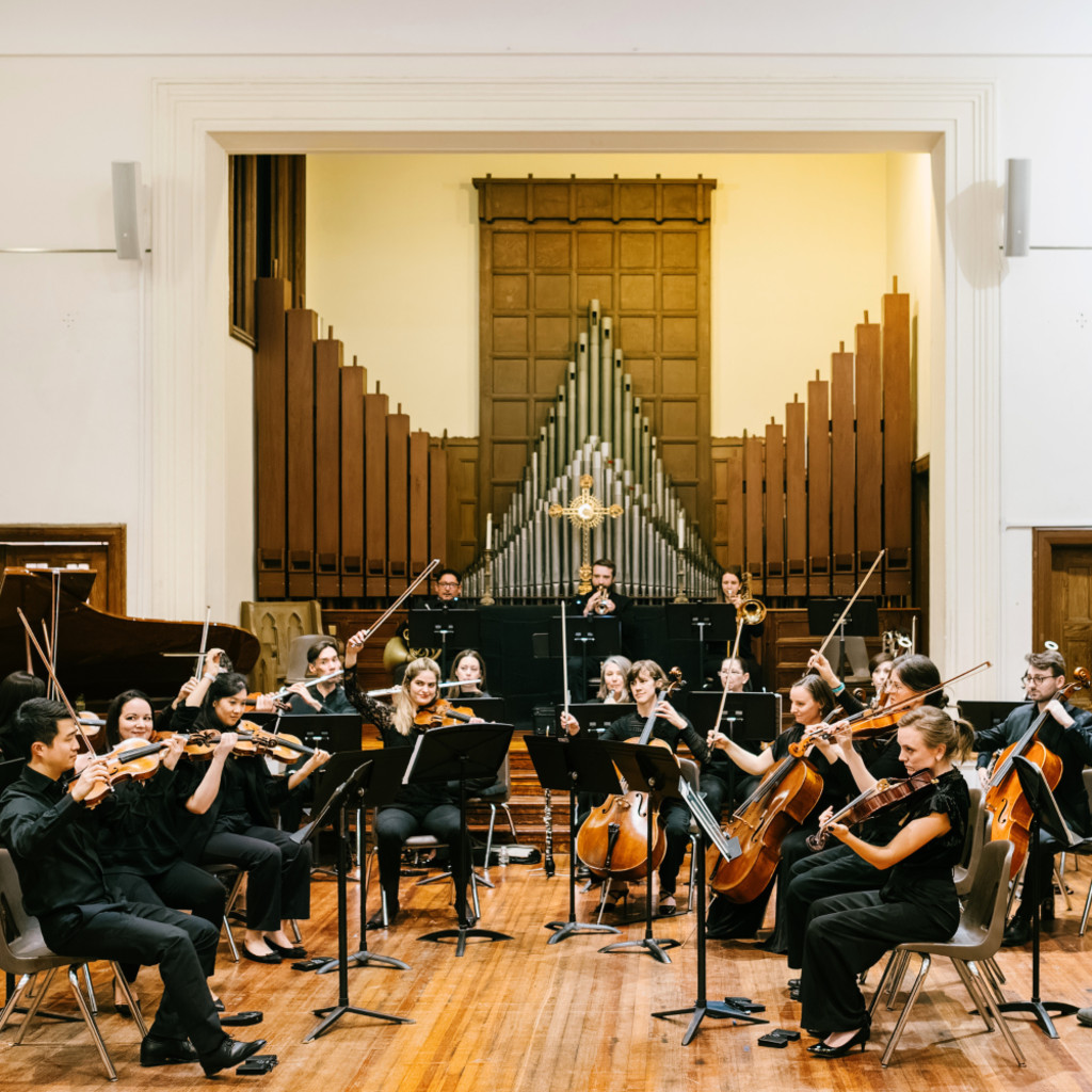 WHCO musicians finishing a performance