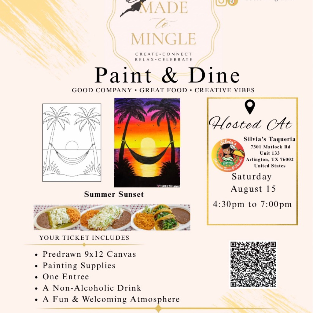 Summer Sunset | Paint & Dine