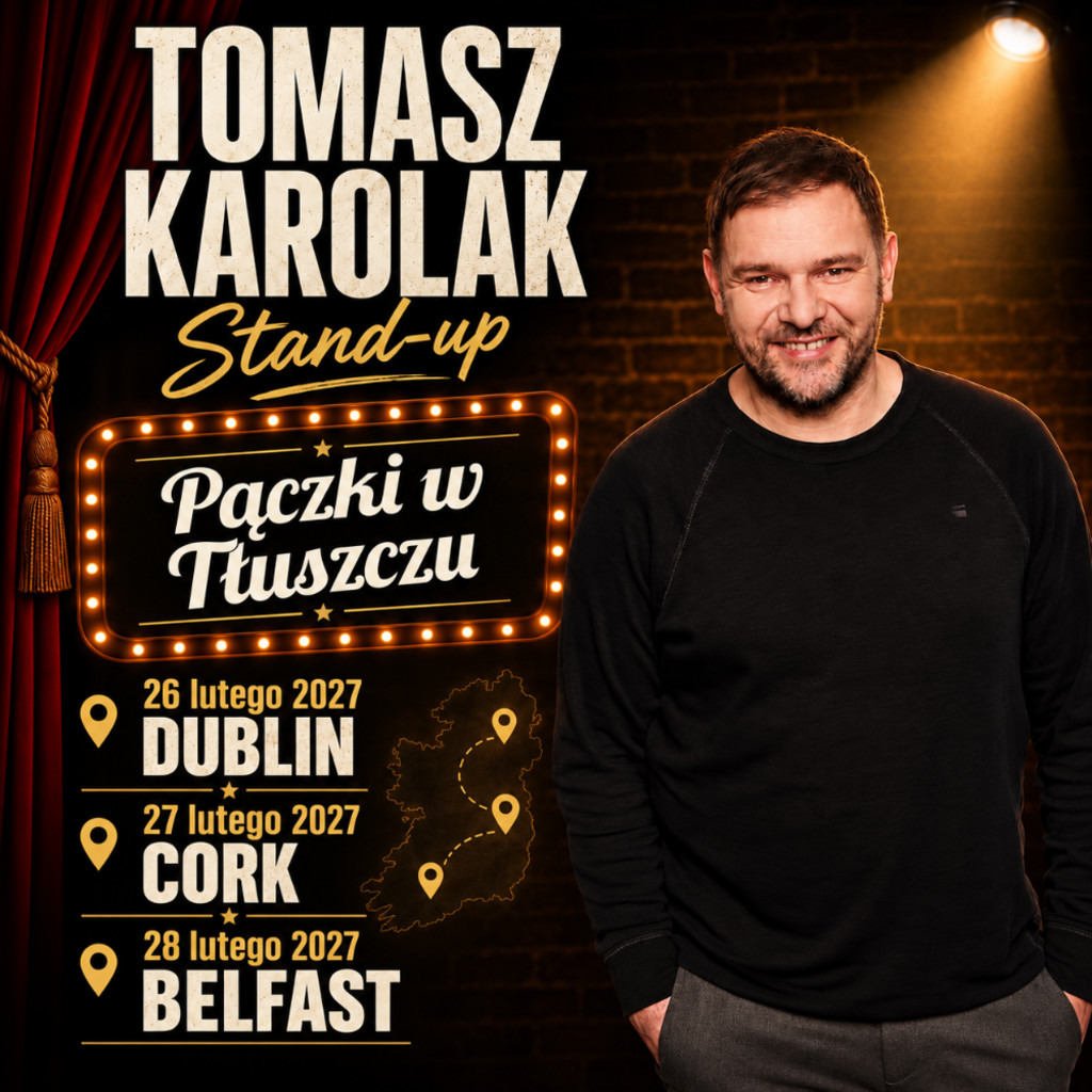 Tomasz Karolak stand-up | Dublin, Cork, Belfast