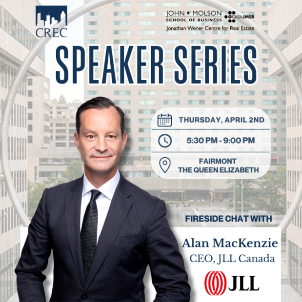 Speaker Series: Fireside Chat with Alan MacKenzie, CEO of JLL Canada