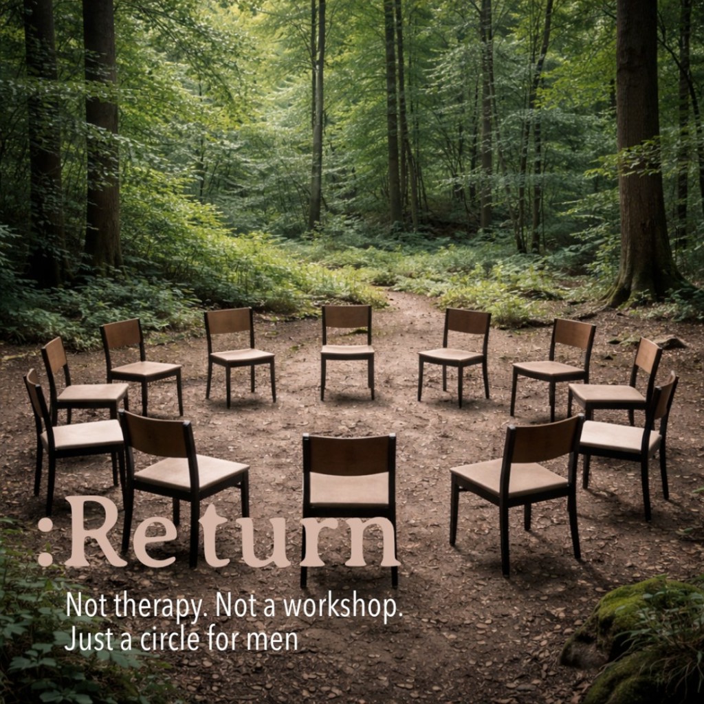 :Return – a circle for men