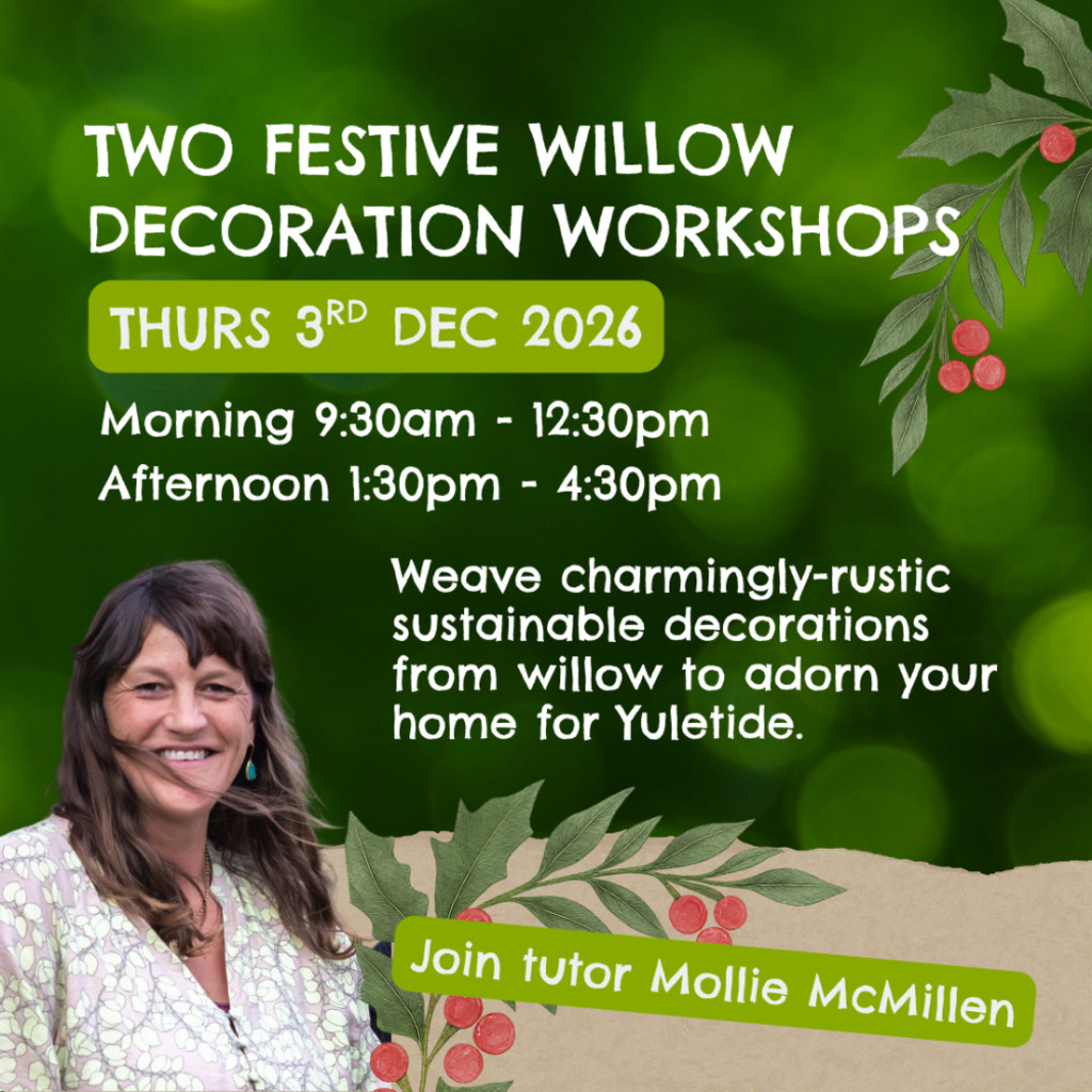 Festive Willow Decoration Workshops - 3rd December 2026