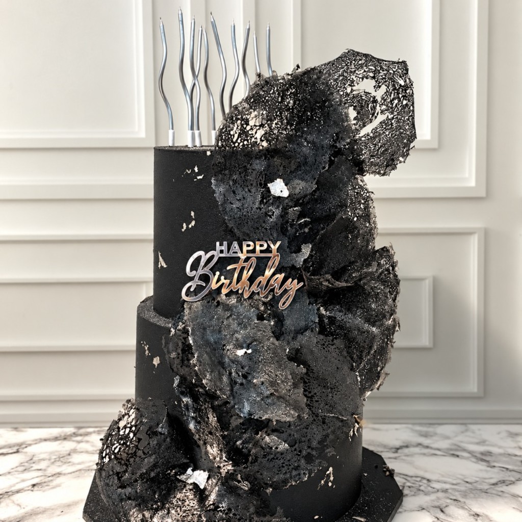 Dramatic Cake with Wafer Paper Techniques