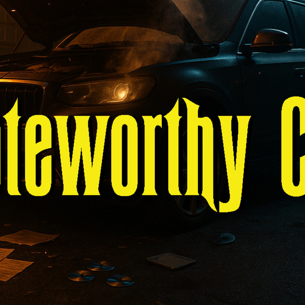 A dark, fiery cityscape with burning papers and an open briefcase. Large yellow text reads Dirty Money. The Dinner Detective logo appears in the top left corner.