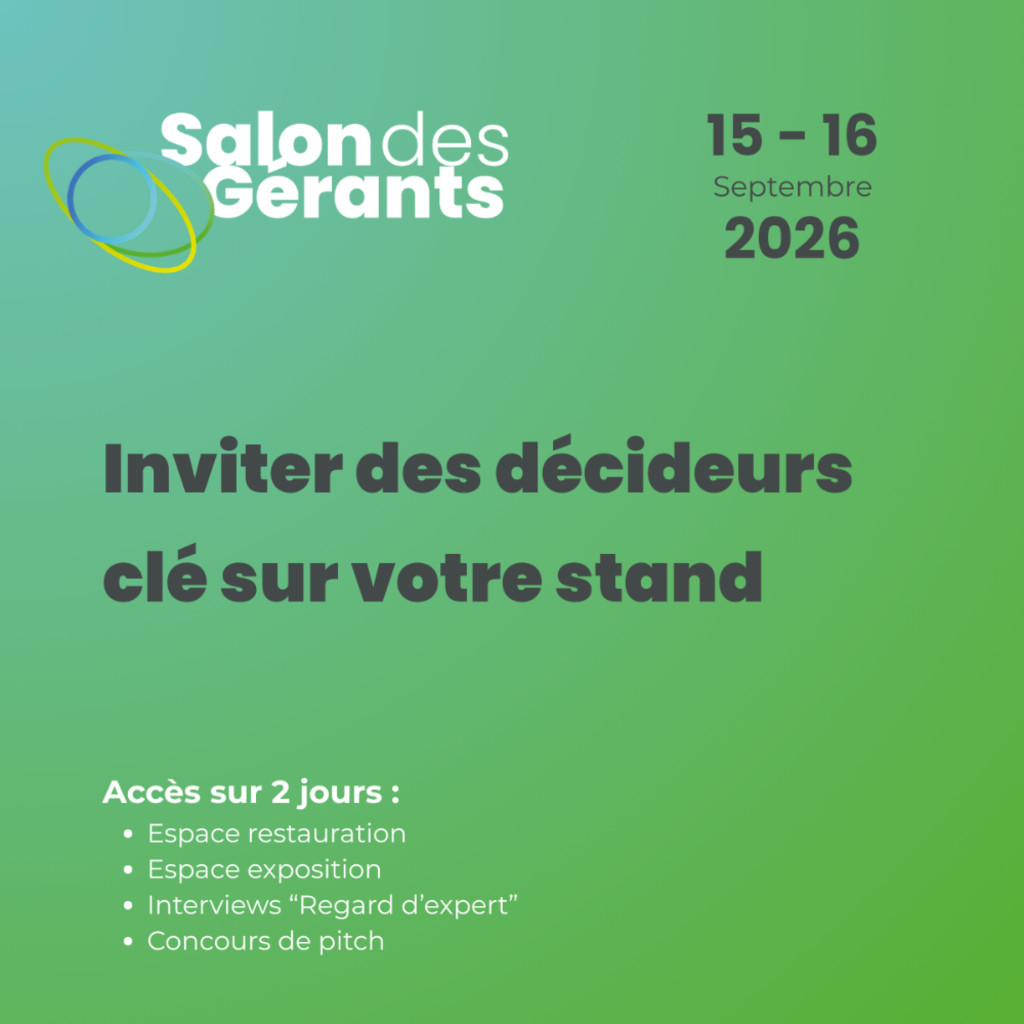 Pass Visiteurs Salon des Gérants