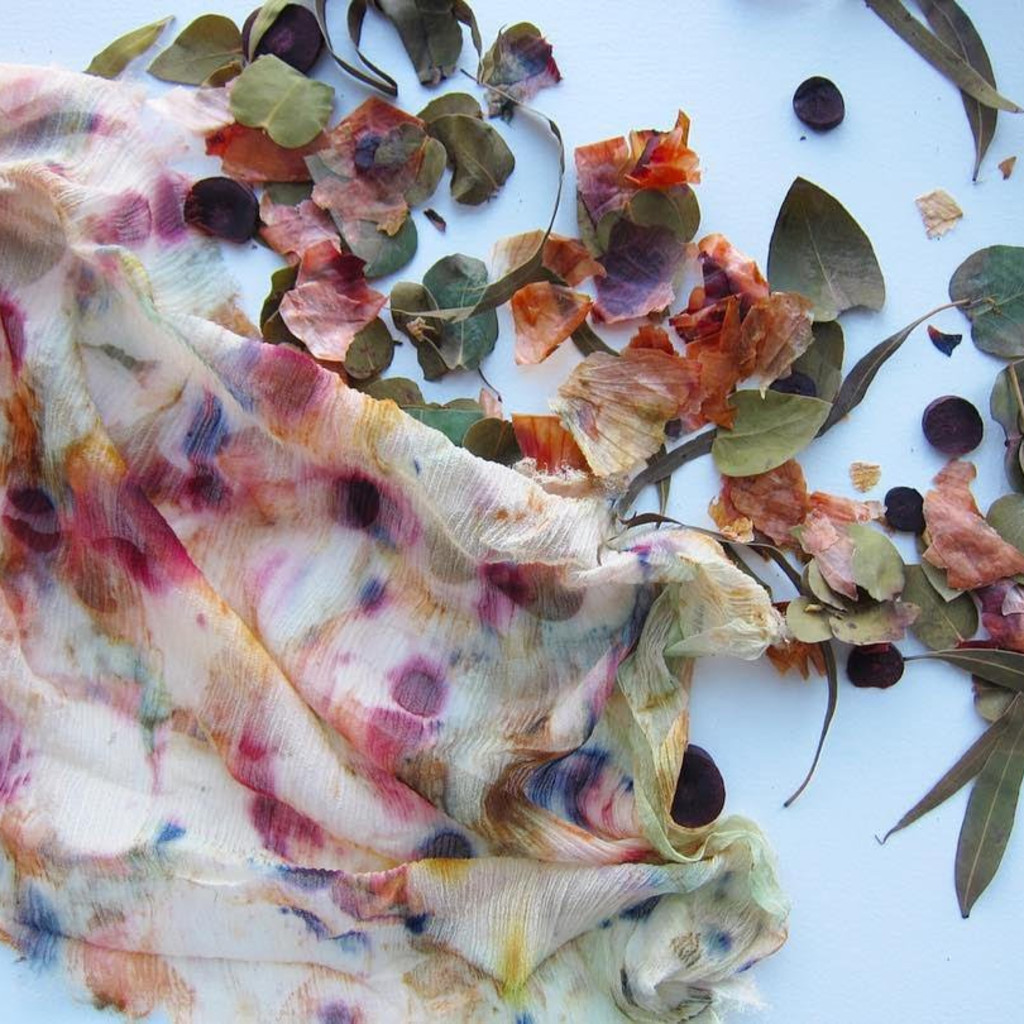 Botanical Silk Scarf Dyeing Workshop