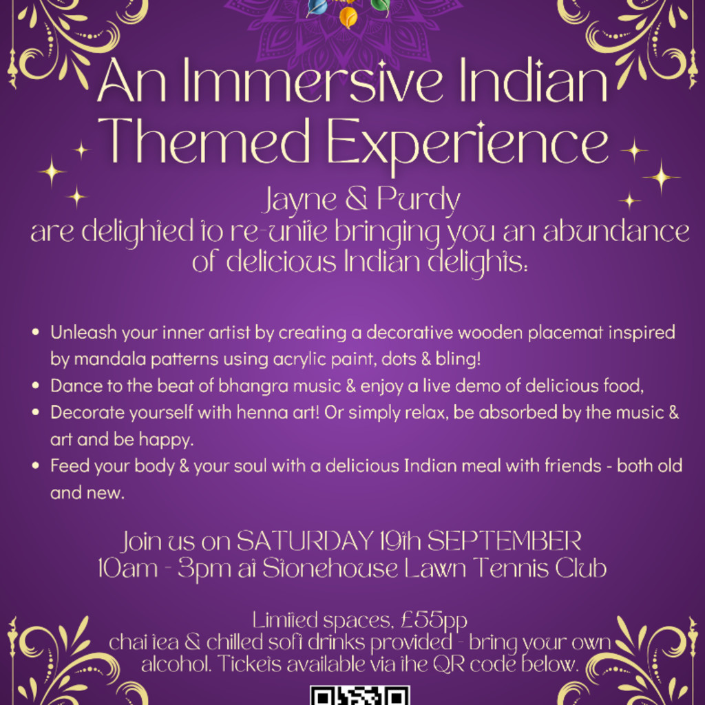 An Immersive Indian Themed Experience at Stonehouse Lawn Tennis Club  -  Plymouth