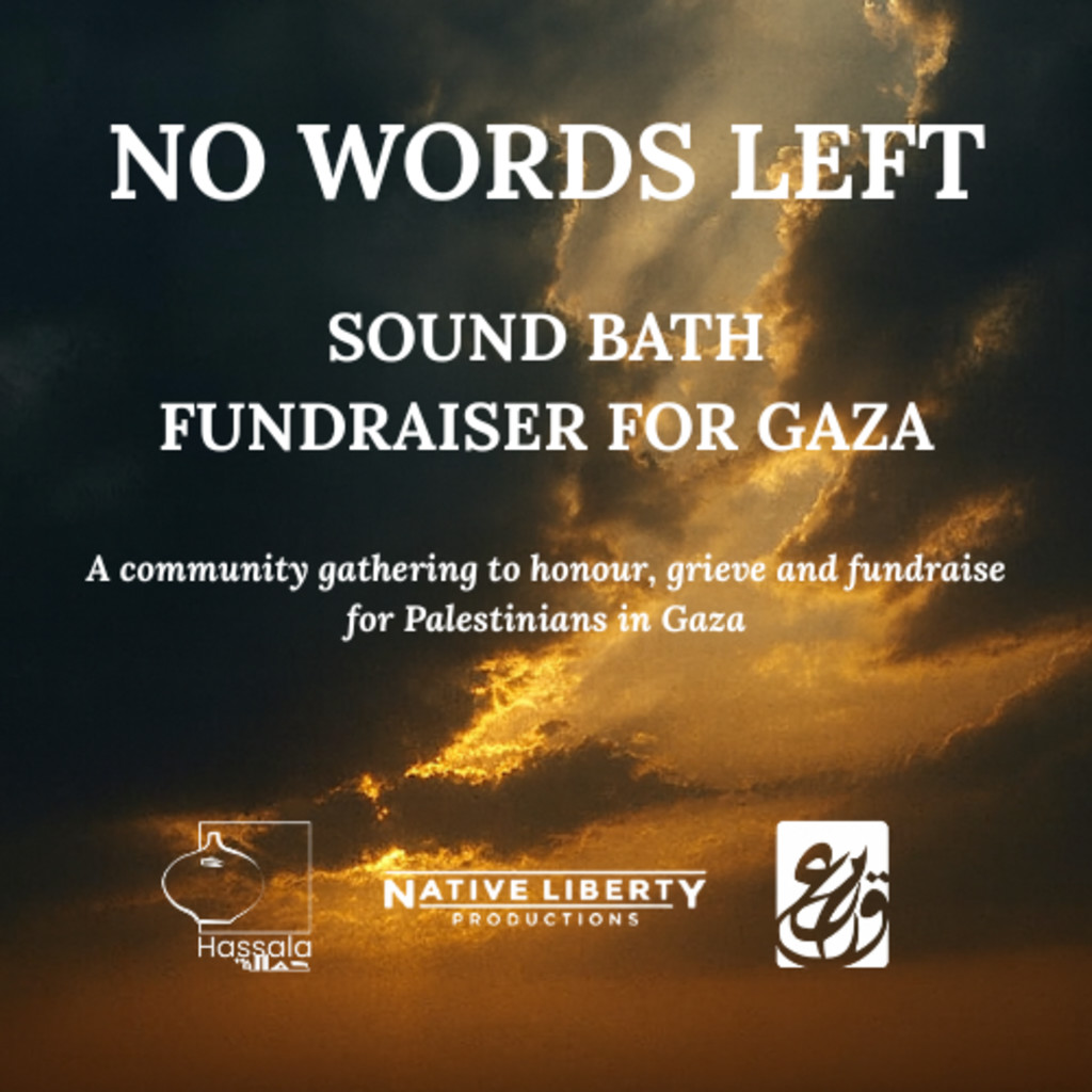 No Words Left | A Sound Bath Fundraiser for Gaza