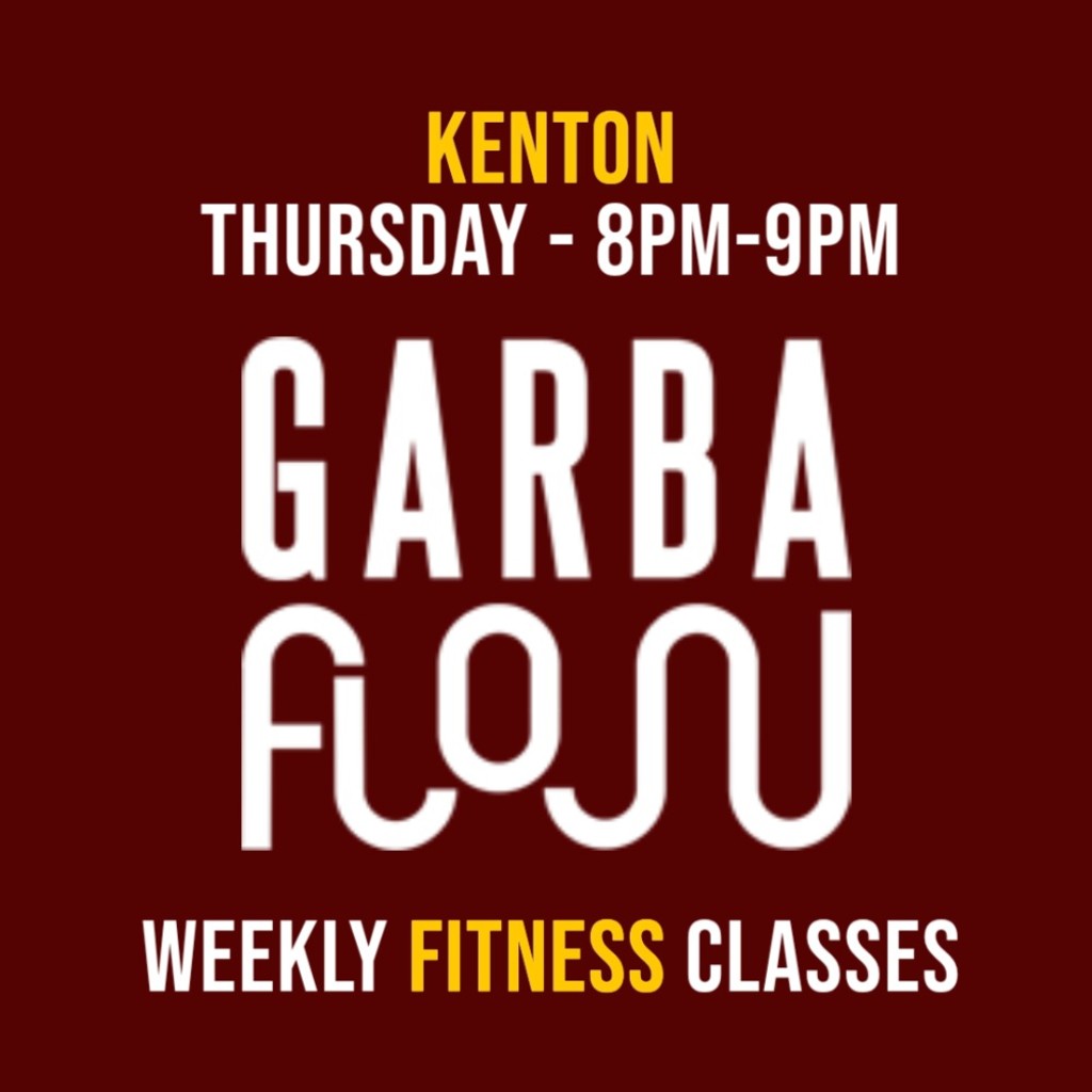 Thursday - Kenton - July, August, September 2026 - Garba Fitness Class 8pm to 9pm