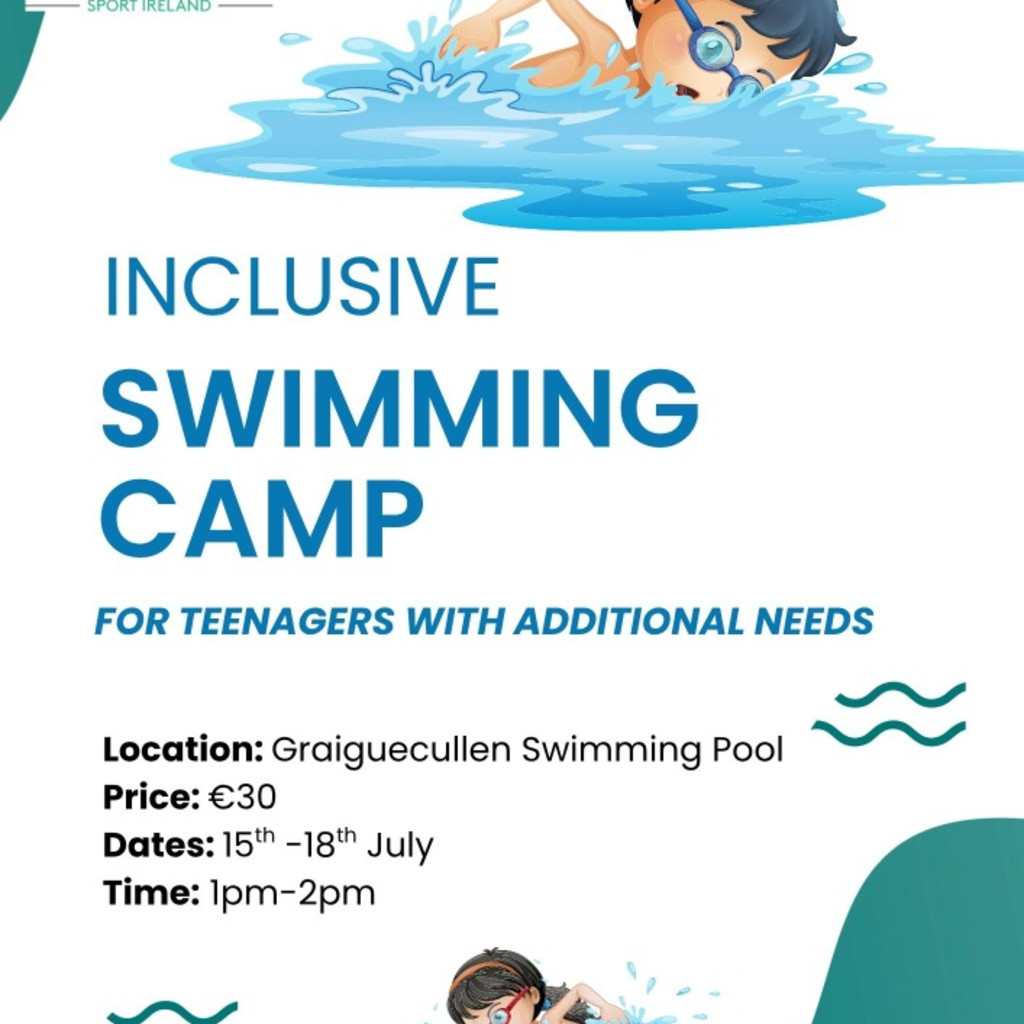 Inclusive Swimming Camp for Ages 8-15