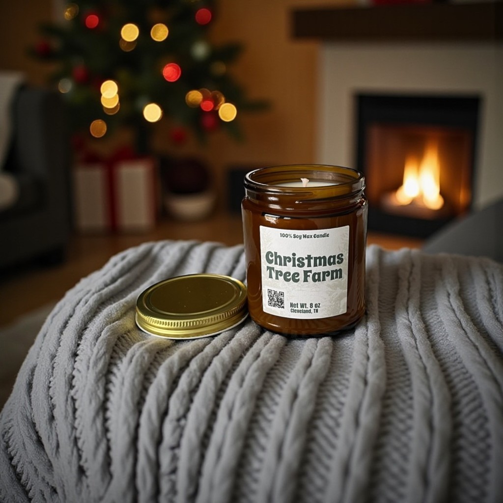 Christmas Candle Pour Night