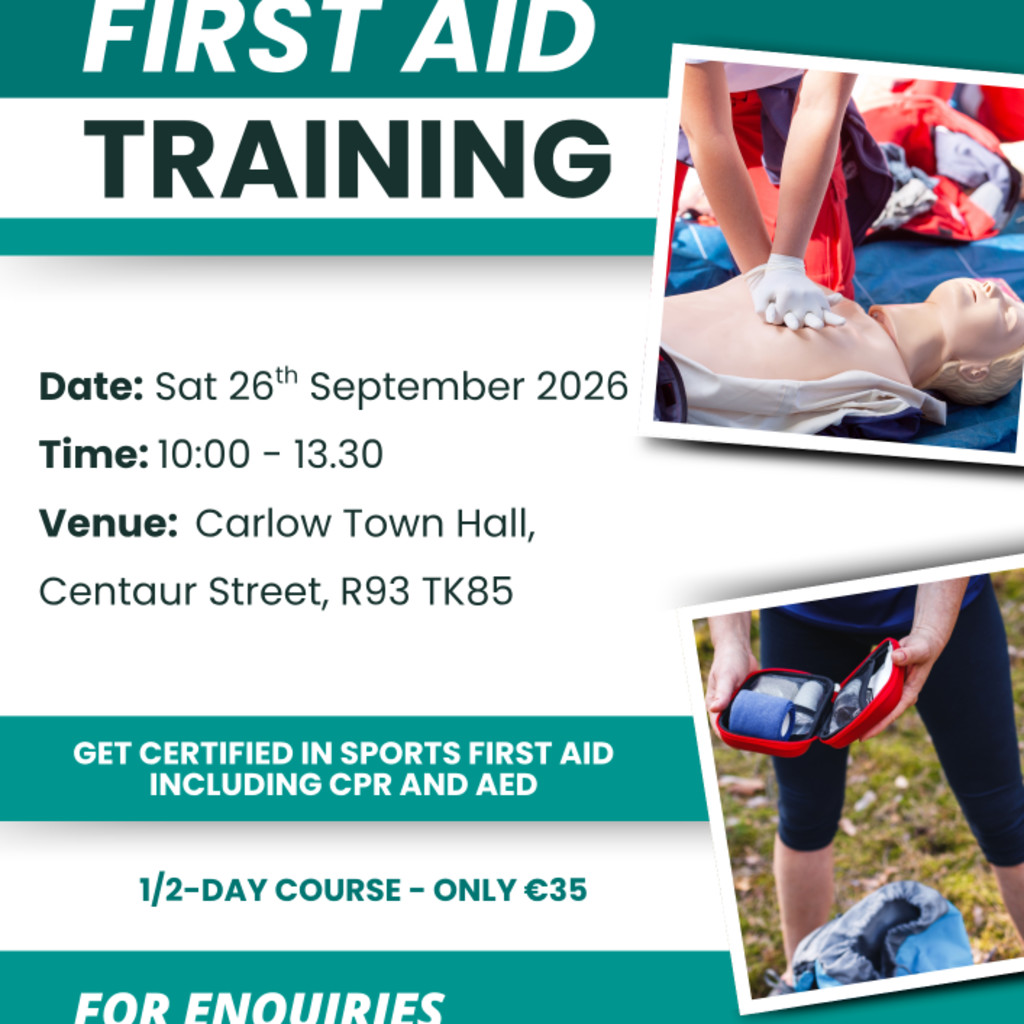 Sports First Aid - Sat 26th September