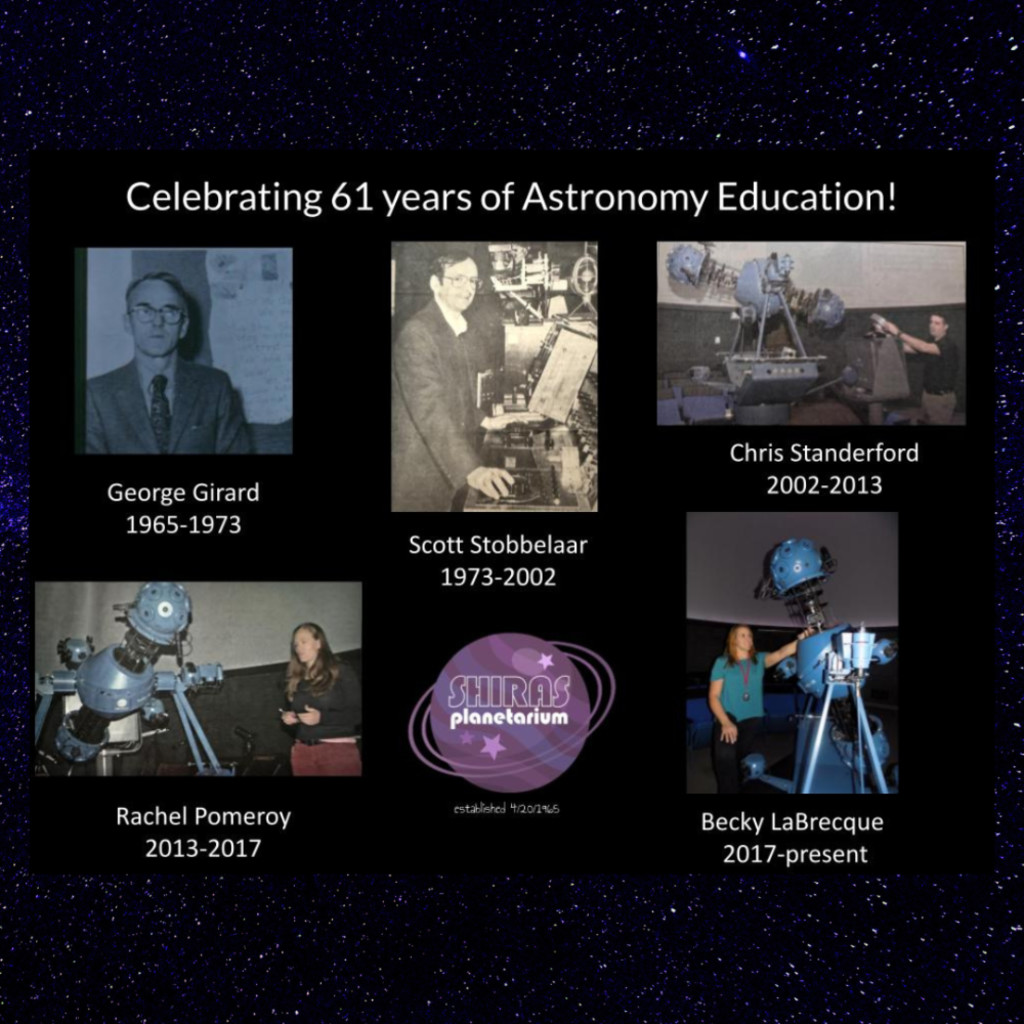 Celebrating 61 year anniversary on 4/20/26 - photo shows all past directors