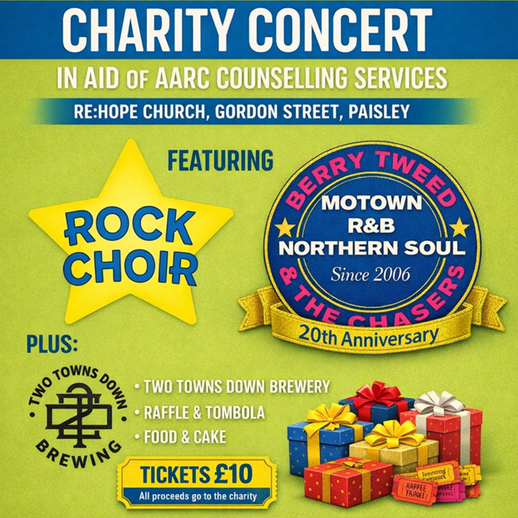 Charity Concert in Aid of AARC Counselling Services
