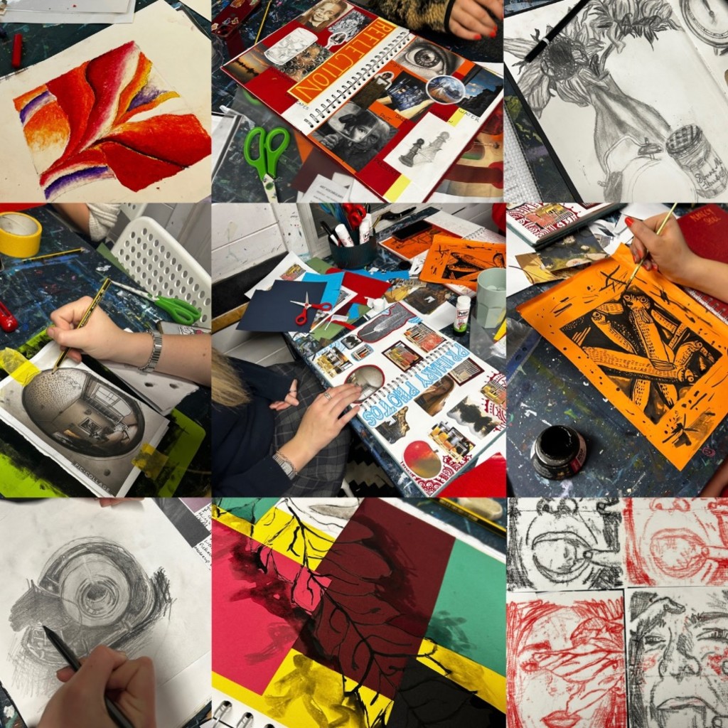 GCSE Monday Art Classes age 14+:  6.10- 7:20pm September/October 2026: 1hours 10mins  for 5 weeks