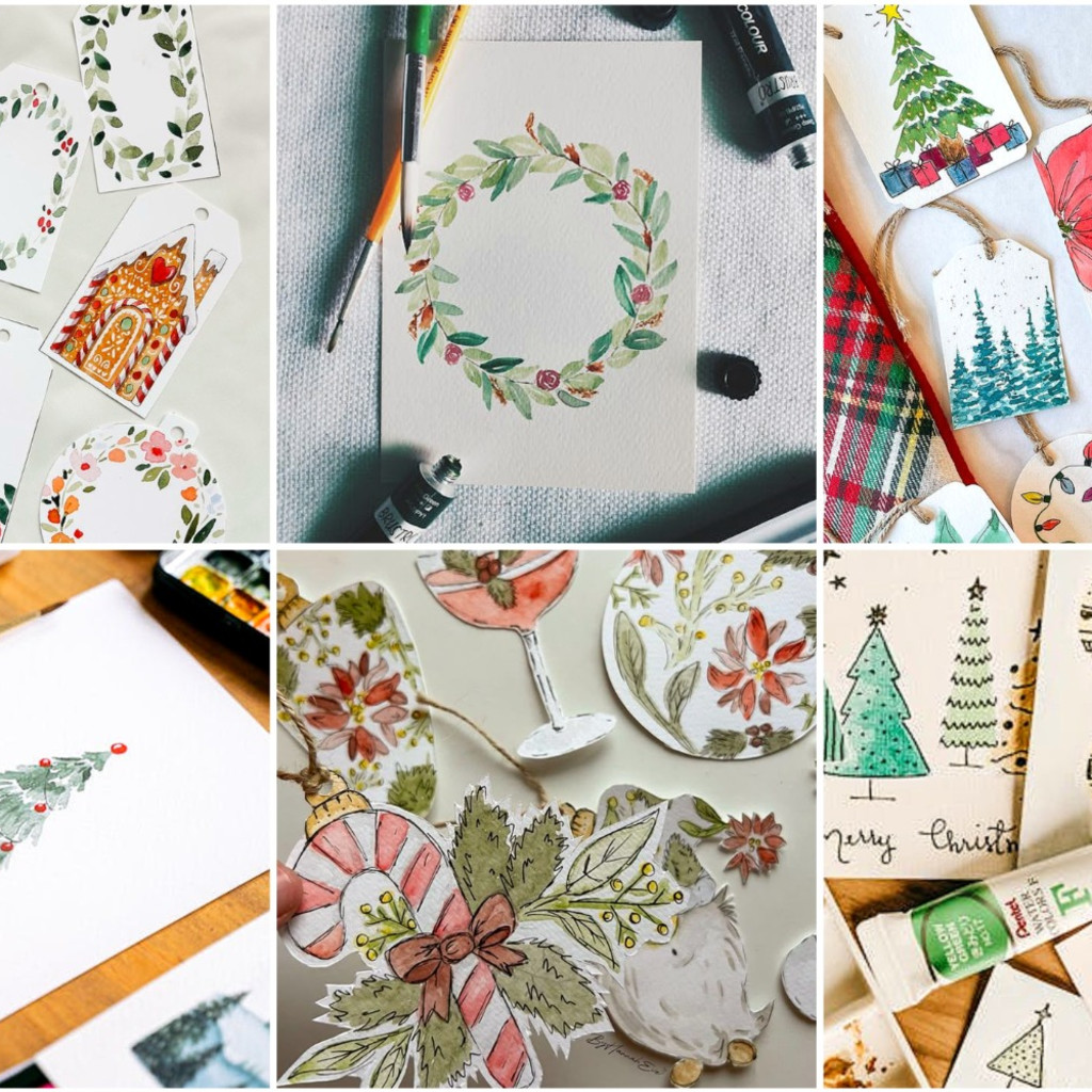 Aquarell-Malkurs X-Mas Edition: Weihnachtskarten & Geschenkanhänger