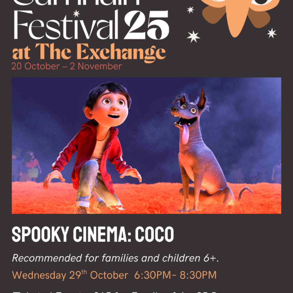 🎬 Coco at The Exchange — Samhain Festival 2025 🎃