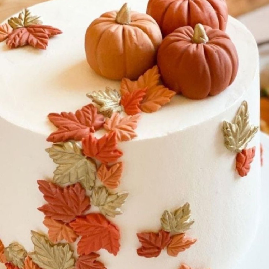 Fall Festival Fondant  Cake