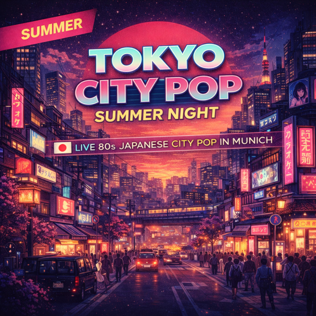 Tokyo City Pop Summer Night – Live 80s Japanese City Pop in Munich