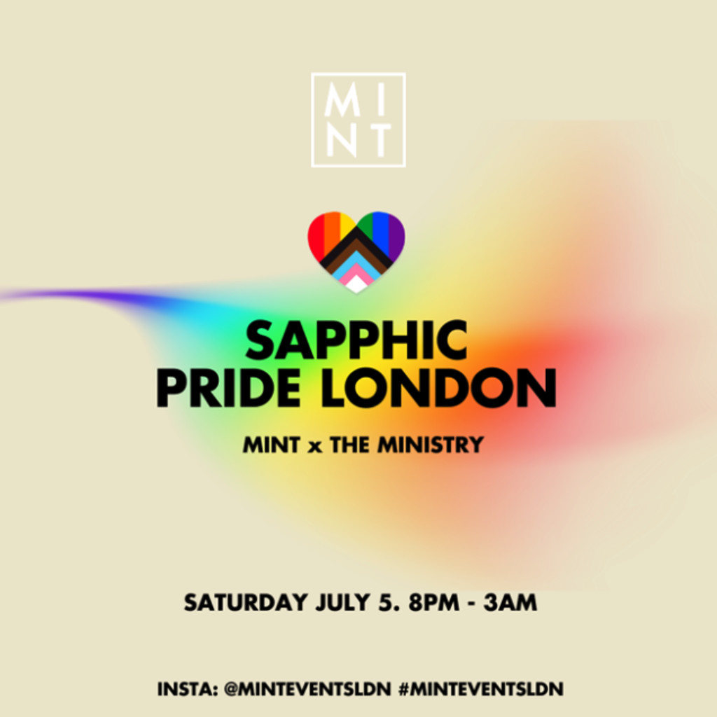 Mint hosts Sapphic Pride - London Pride after-party