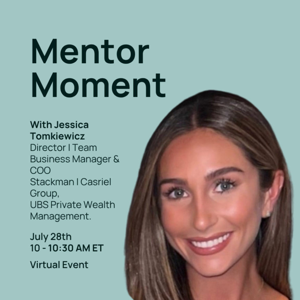 Mentor Moment with Jessica Tomkiewicz