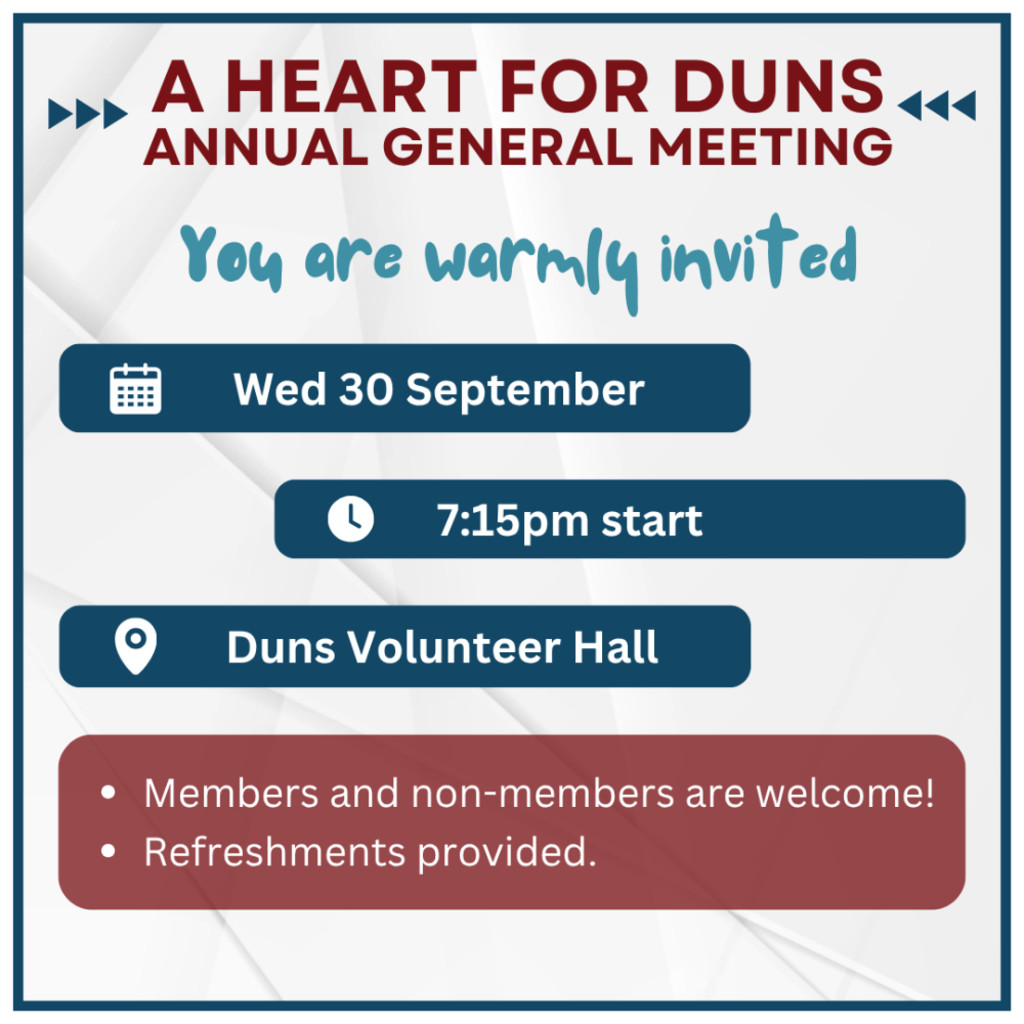 A Heart for Duns AGM 2026