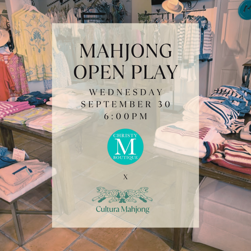ChristyM Boutique x Cultura Mahjong Club